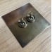 Double Dolly Switch on a Single Square Metal Plate