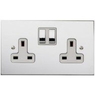Double 13A Switched Socket