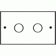Double 60-400W Dimmer Switch
