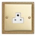 Single 2A 3Pin Unswitched Socket 