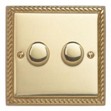 Double 1Way Dimmer Switch 400W