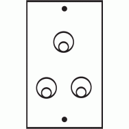 Triple Dolly Switch on Double Vertical Plate