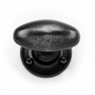 Dull Black Oval Door Knob **Only 1 Available**