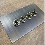 Quadruple  Dolly Switch on a Double Metal Plate