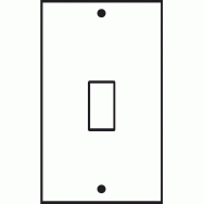 45A Cooker Switch, double plate