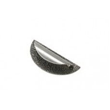 Small Half Moon Genuine Pewter Cup Handle 