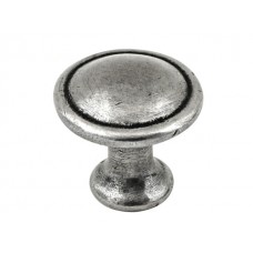Small Chester Genuine Pewter Cabinet Knob 