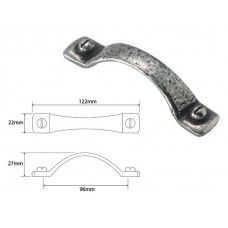 Hutton Small Genuine Pewter pull handle