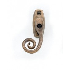 Espagnolette Fastener with a Curled Handle - Lockable