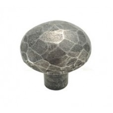 Small Facet Genuine Pewter Cabinet Knob 