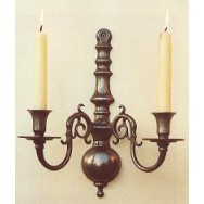 2 Lt wall light - Antique (candle fitting shown), Albert Bartram