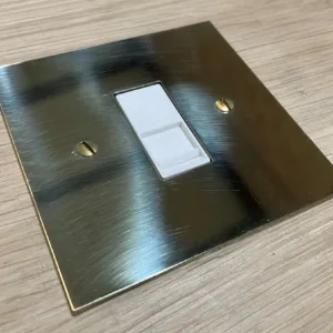 RJ45 White Brass