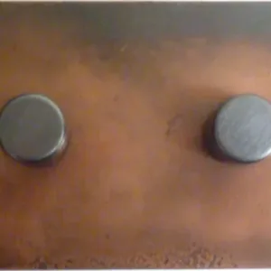 Double Dimmer Switch on Double Plate