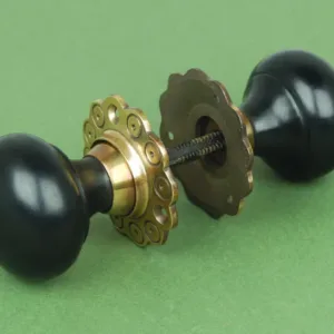 Ebony Door Knob Edwardian Bun