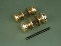 Large brass cottage door/rim knob.