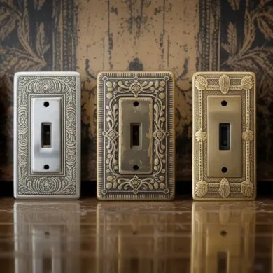antique switch plates selection